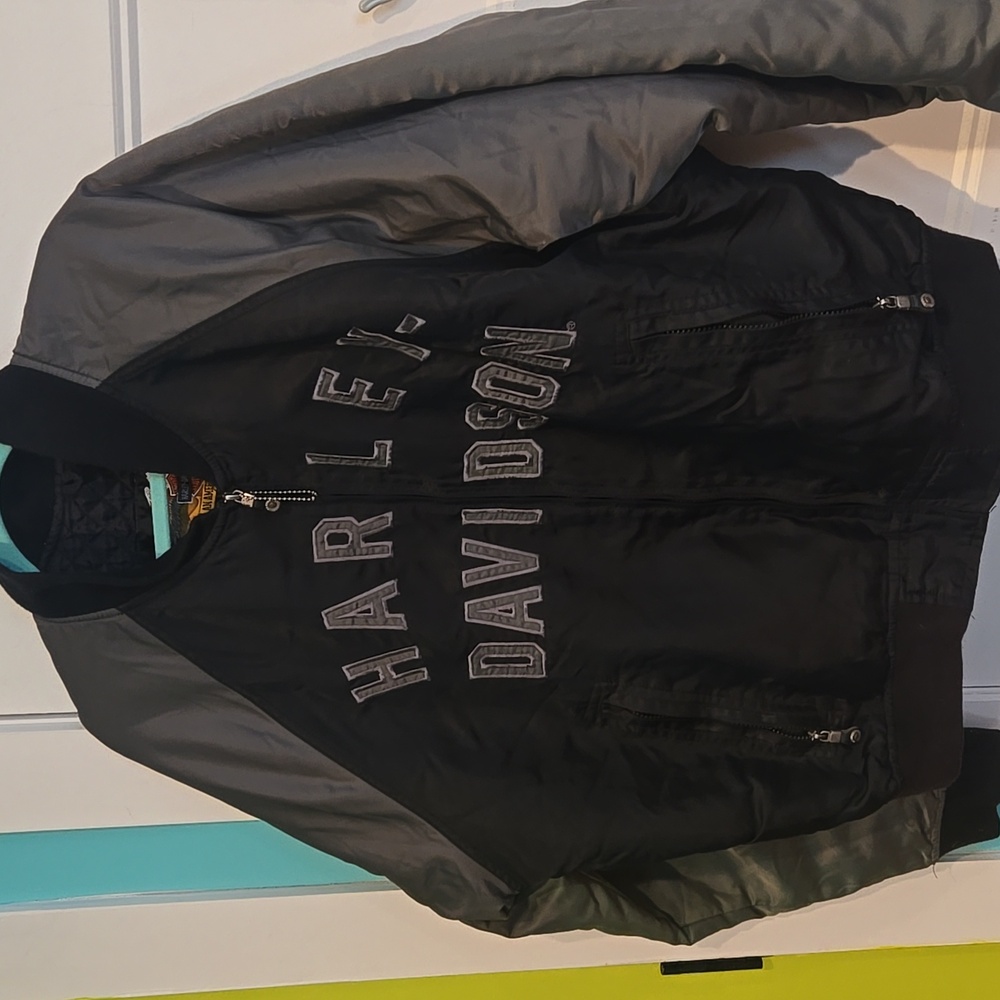 Harley Davidson jacket celebrating 100 years 1903-2003 vintage sz XL biker Moto